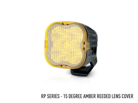 Amberkleurige lensdop met rietmotief (RP-serie en Utility-50/80 HD)