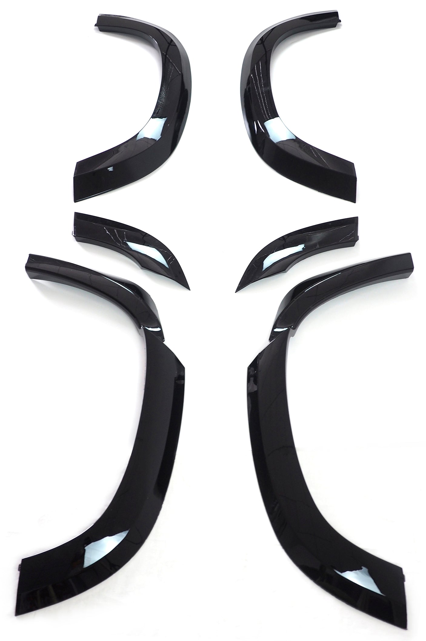 Front and Rear Wheel Arches For Land Rover Defender 110 in Black (2020-present)