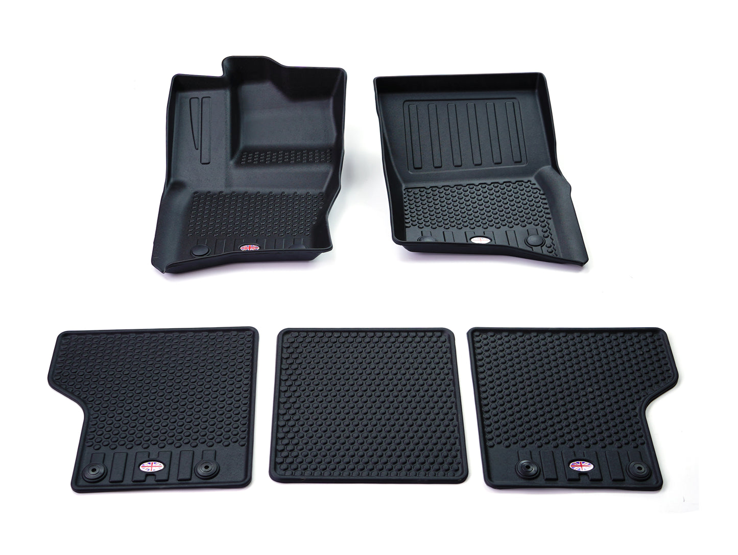 Floormat in Rubber LHD Land Rover Defender 90