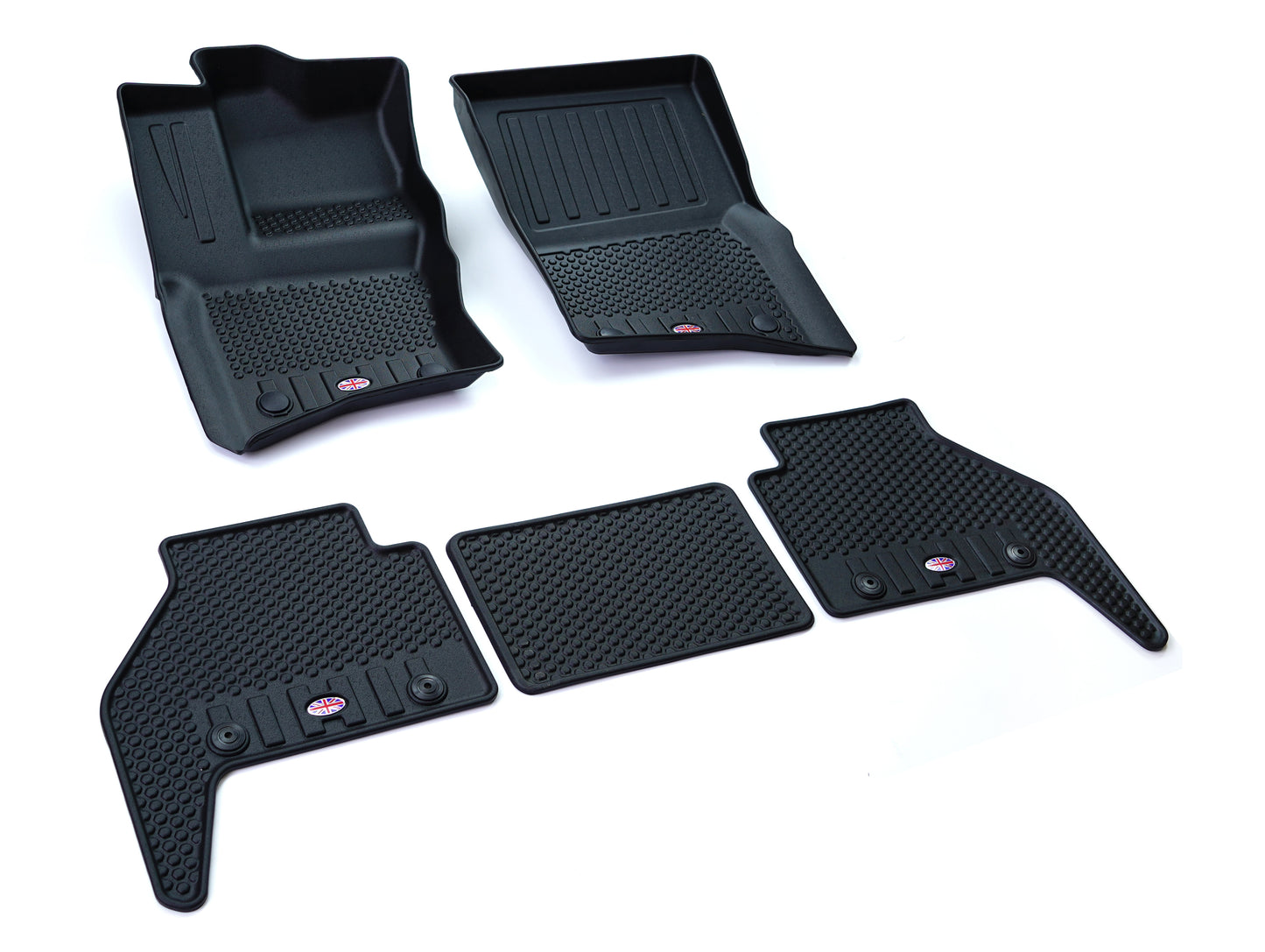 Floormat in Rubber LHD Land Rover Defender 110