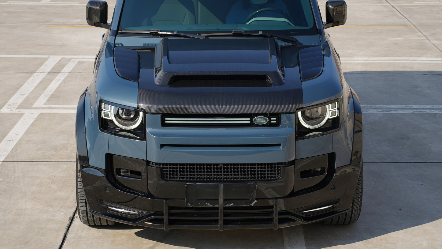 Front Bumper Grille w/ integrated Led Lights for Land Rover Defender 90/110 (2020-present)