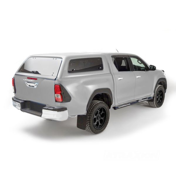 Hardtop Aeroklas Stylish for Toyota Hilux Double Cab (16-) -Pop-up side window -with central locking