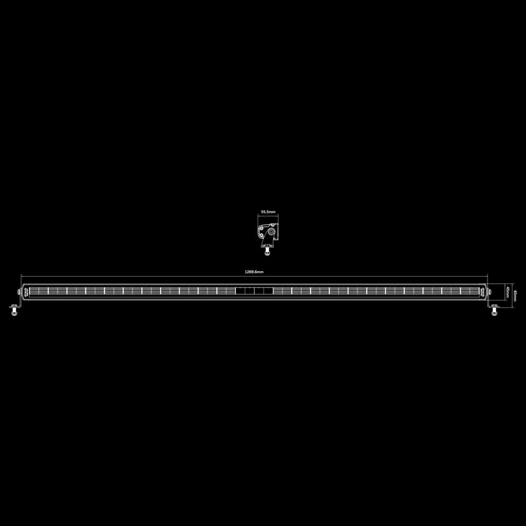 SIBERIA LED BAR 50" SINGLE 228W
