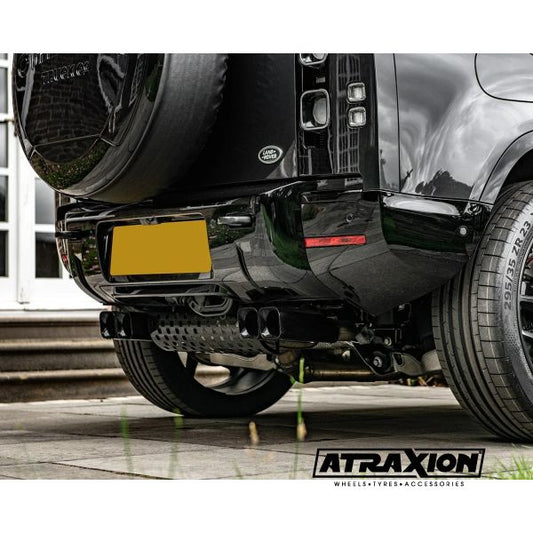 Kahn Petrol Quad Uitlaat V8 Systeem voor Land Rover Defender 90