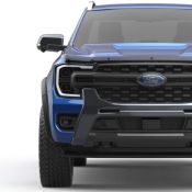 EGR Matt Black Smooth fender flares 40mm for Ford Ranger DC & EC (Wildtrak) (23-) (full set)