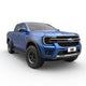 EGR Matt Black Smooth fender flares 40mm for Ford Ranger DC & EC (Wildtrak) (23-) (full set)
