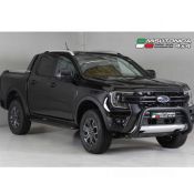 Misutonida inox in black coating Bullbar 76mm for Ranger (23+) -EU -cert