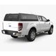 Hardtop Aluminium Rhinoman Xtreme for Ford Ranger Extra Cab (EC) (12-22) in Matt Black -lift-up windows & lift up rear window
