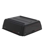 Hardtop Aluminium Rhinoman Xpedition for Volkswagen Amarok Double Cab (23-) in Matt Black -lift-up panels & lift up rear window