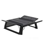 Hardtop Aluminium Rhinoman Xpedition for Volkswagen Amarok Double Cab (23-) in Matt Black -lift-up panels & lift up rear window