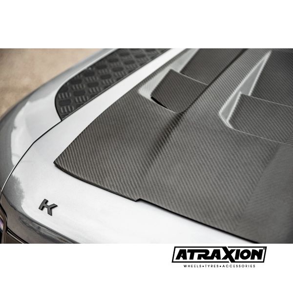 Motorkapmasker van blootgesteld koolstofvezel voor Land Rover Defender 90/110/130