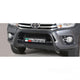 Misutonida inox in black coating Bullbar with crossbar 63mm for Hilux ( 16 - 20) -EU -cert