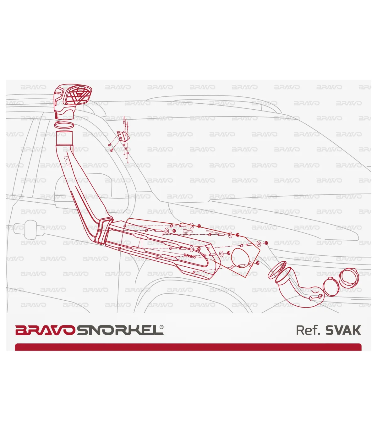 BRAVO SNORKEL VOLKSWAGEN AMAROK (2023 - )