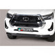 Misutonida inox in black coating Front protection bar 63mm for Hilux ( 21-) -EU -cert