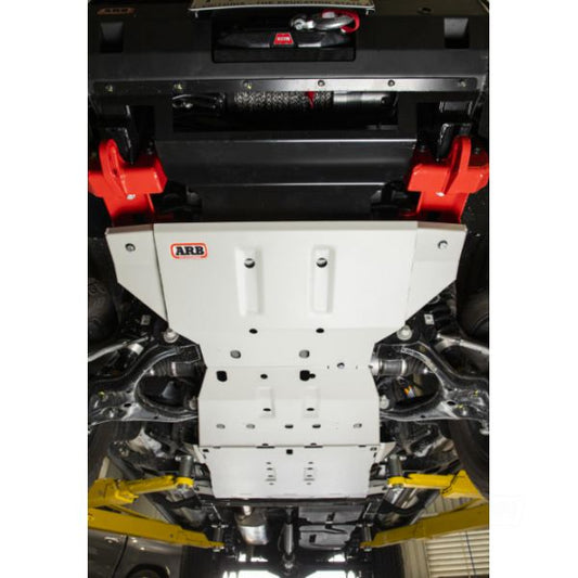 ARB Under Vehicle Protection skidplate(s) 3mm steel for Ford & VW Ranger & Amarok (23-) Full set