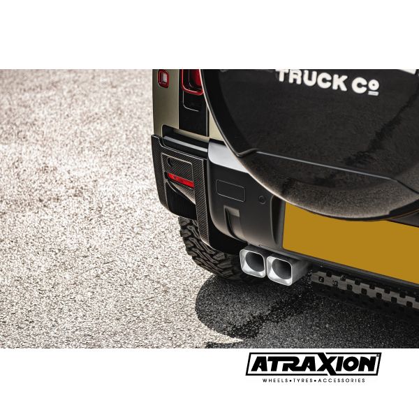 Spatborden van blootliggende koolstofvezel voor de Land Rover Defender 90/110
