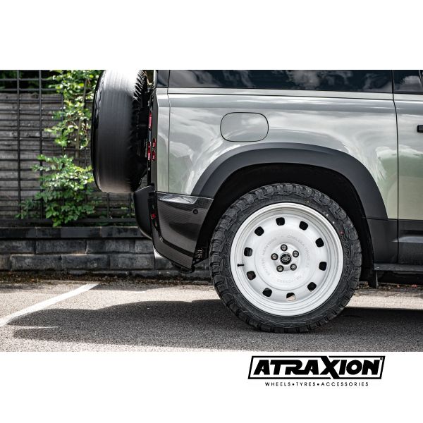 Spatborden van blootliggende koolstofvezel voor de Land Rover Defender 90/110