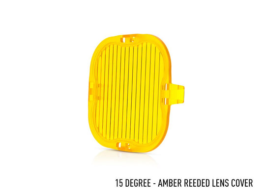 Amberkleurige lensdop met rietmotief (RP-serie en Utility-50/80 HD)