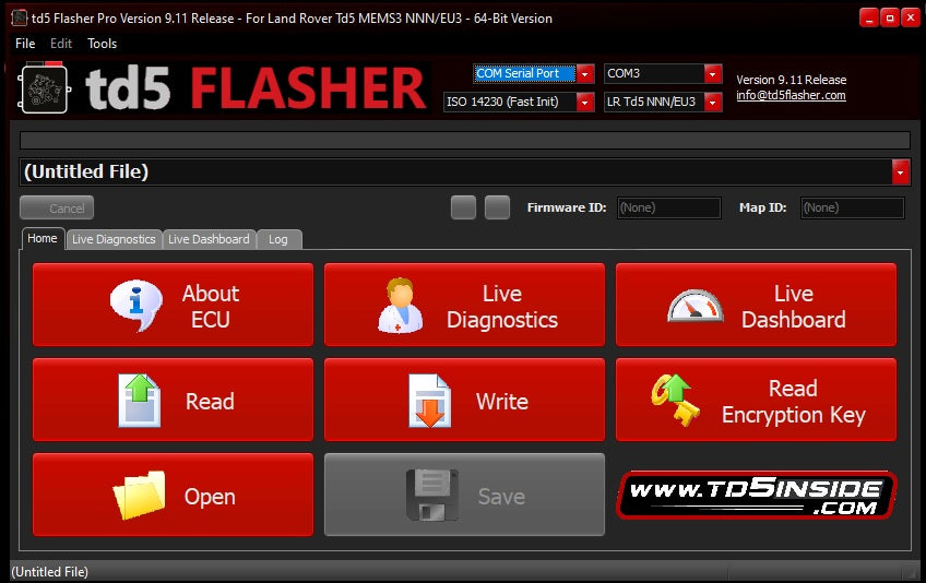 td5 Flasher Tool - NNN ecu