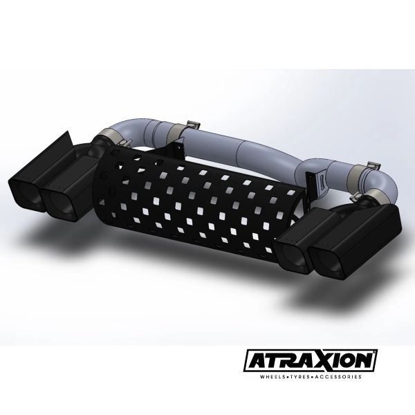 Benzine Quad Uitlaatsysteem P300 2.0 liter voor Land Rover Defender 110