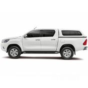 Hardtop Aeroklas Stylish for Toyota Hilux Double Cab (16-) -Pop-up side window -with central locking