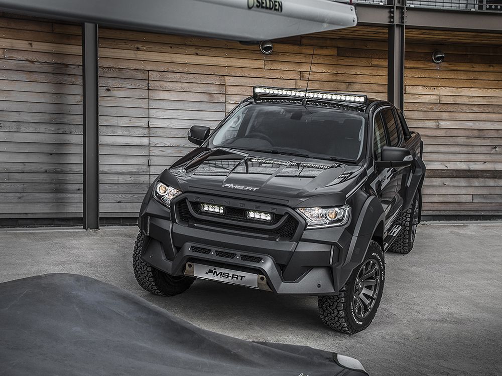Ford Ranger (2016+) Dakmontageset (zonder dakrails)