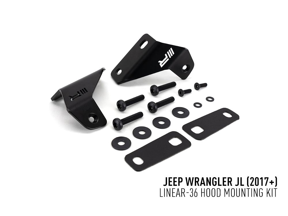 Jeep Wrangler JL (2017+) - Motorkapmontageset