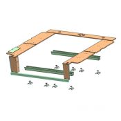 ARB Outback side floor kit for Ford Ranger & Ranger Raptor (23-) (Compatible with bedliner (not Amarok!))