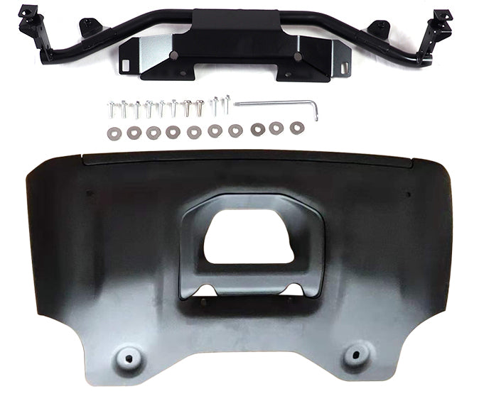 Front Undershield Black for Land Rover Defender 90/110 (2020-present) (OE part number VPLEP0436)