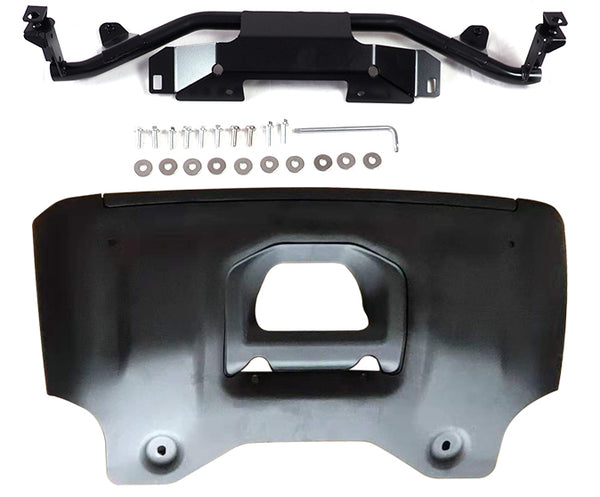Front Undershield Black for Land Rover Defender 90/110 (2020-present) (OE part number VPLEP0436)