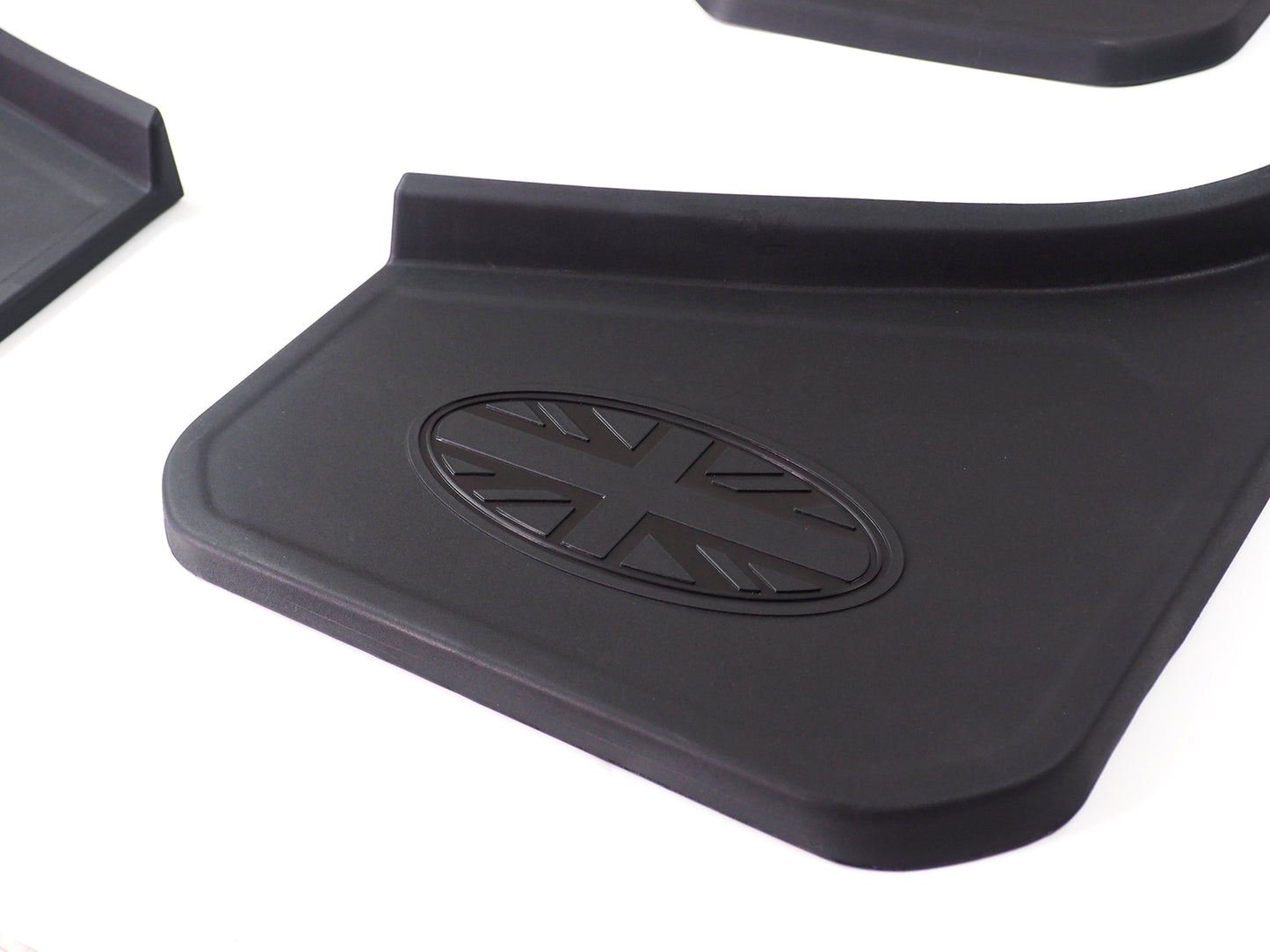 Mud Flaps Matte Black with UK flag for Land Rover Defender 90/110 (2020-present)