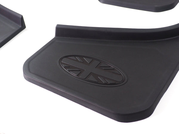 Mud Flaps Matte Black with UK flag for Land Rover Defender 90/110 (2020-present)