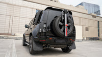 Mud Flaps Matte Black with UK flag for Land Rover Defender 90/110 (2020-present)