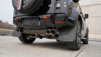 Mud Flaps Matte Black with UK flag for Land Rover Defender 90/110 (2020-present)