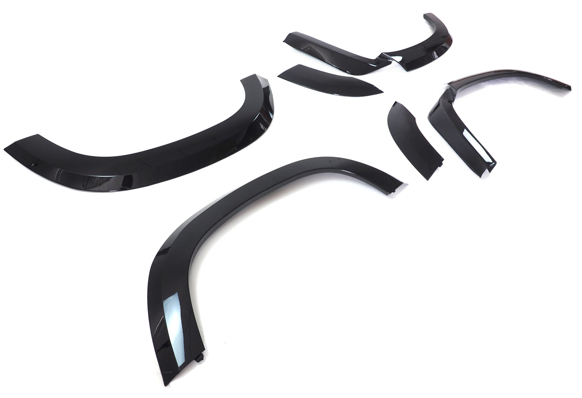 Front and Rear Wheel Arches For Land Rover Defender 110 in Black (2020-present)
