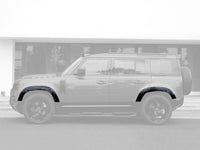 Front and Rear Wheel Arches For Land Rover Defender 110 in Black (2020-present)