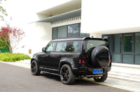 Front and Rear Wheel Arches For Land Rover Defender 110 in Black (2020-present)