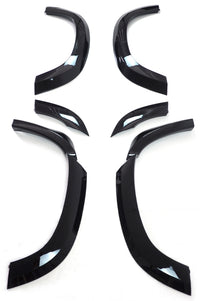 Front and Rear Wheel Arches For Land Rover Defender 110 in Black (2020-present)