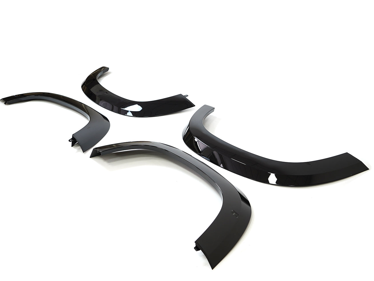 Front and Rear Wheel Arches For Land Rover Defender 90 in Black (2020-present)