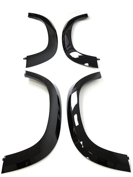 Front and Rear Wheel Arches For Land Rover Defender 90 in Black (2020-present)