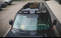 Quad Roof Light Pod kit in Gloss Black for Land Rover Defender 90/110/130 (2020-present)