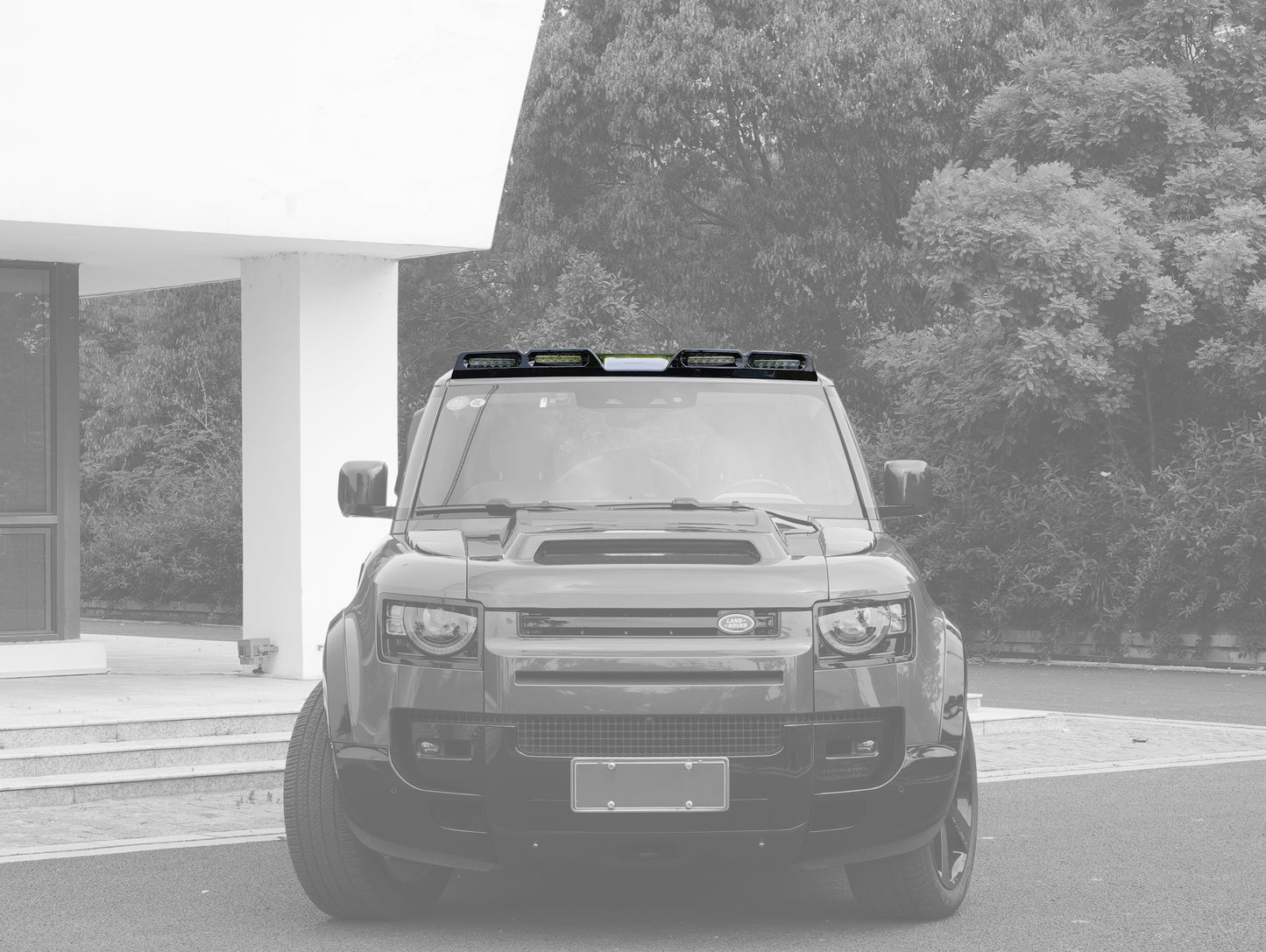 Quad Roof Light Pod kit in Carbon Fiber for Land Rover Defender 90/110/130 (2020-present)