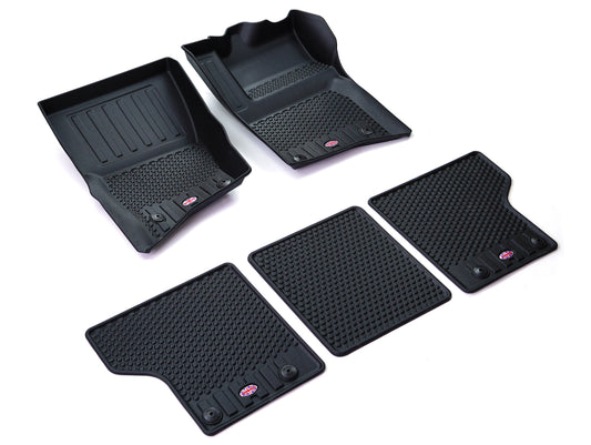 Floormat in Rubber LHD Land Rover Defender 90