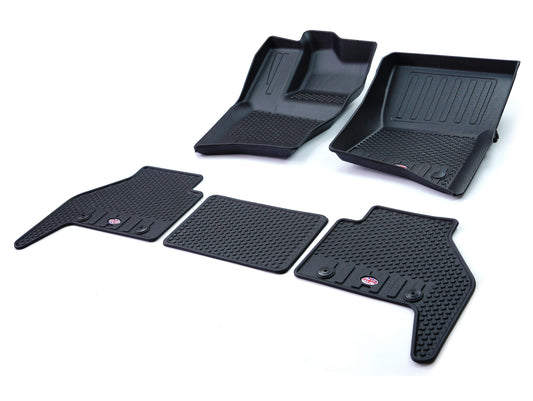 Floormat in Rubber LHD Land Rover Defender 110