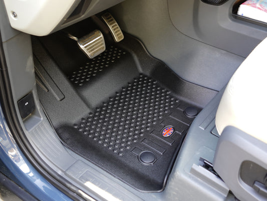 Floormat in Rubber LHD Land Rover Defender 110