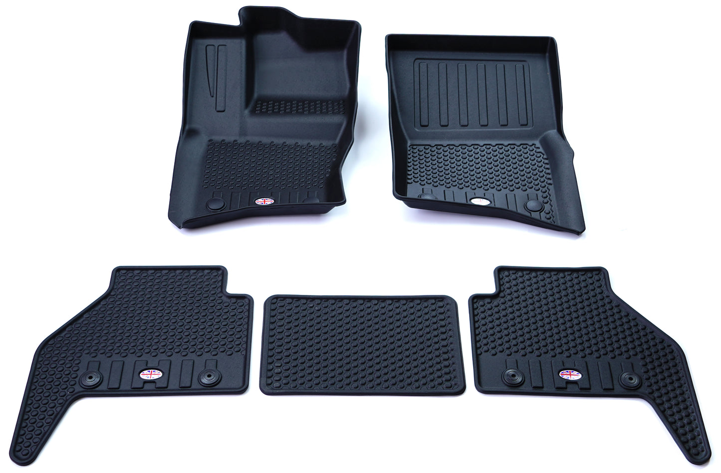 Floormat in Rubber LHD Land Rover Defender 110