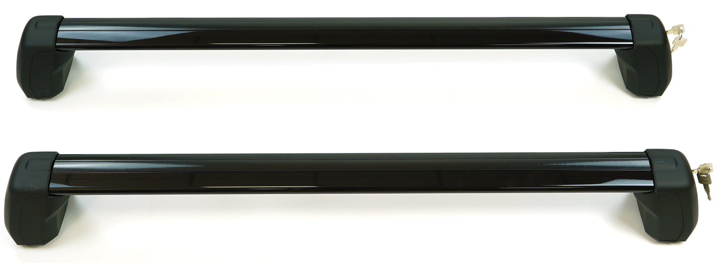 Cross bar in Black Aluminium (set) for Land Rover Defender 90 (2020-present)