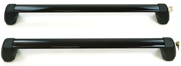 Cross bar in Black Aluminium (set) for Land Rover Defender 90 (2020-present)