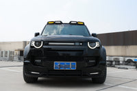 Front Bumper Lip w/ Light Gloss Black for Land Rover Defender 90/110/130 (2020-present)