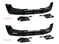 Front Bumper Lip w/ Light Gloss Black for Land Rover Defender 90/110/130 (2020-present)